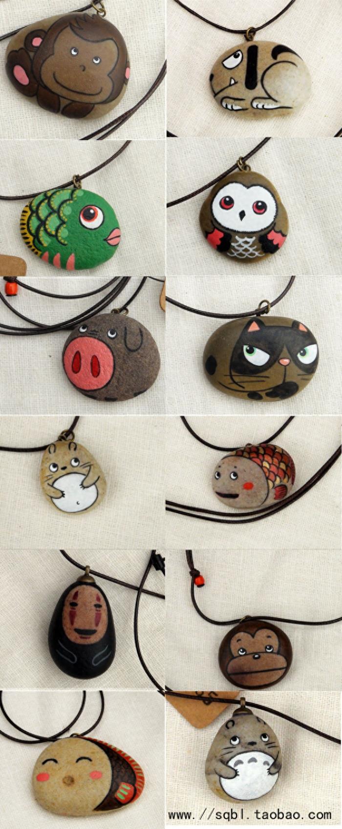 精美手绘石头卡通篇