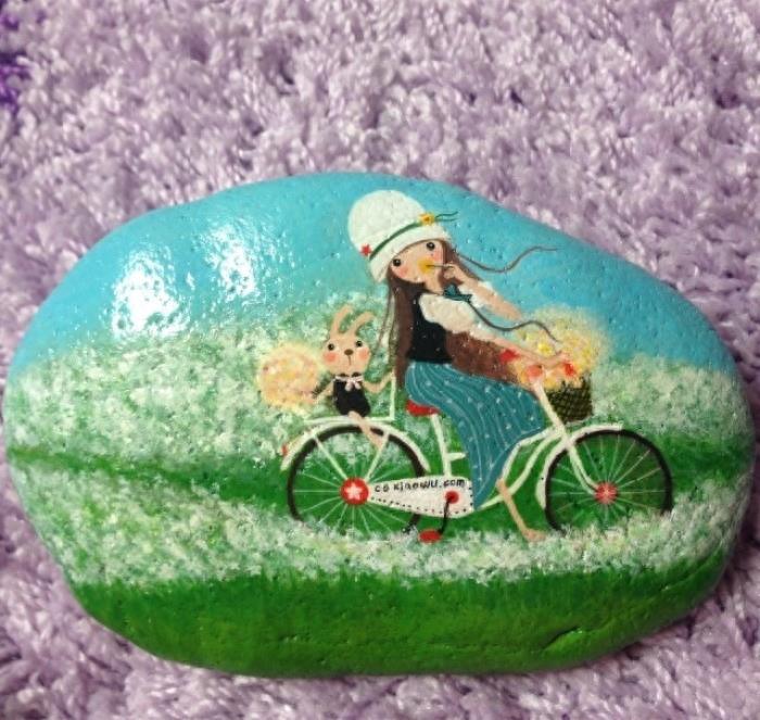 精美手绘石头卡通篇