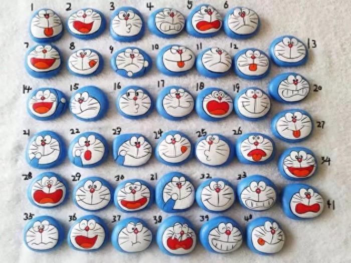 精美手绘石头卡通篇