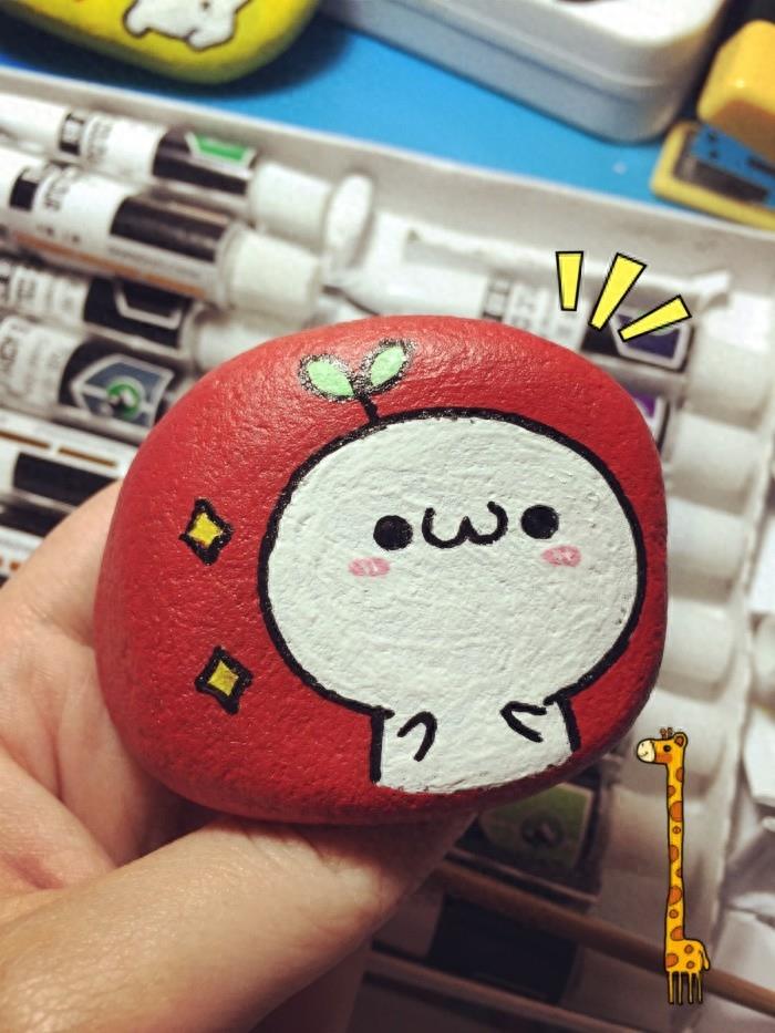 精美手绘石头卡通篇