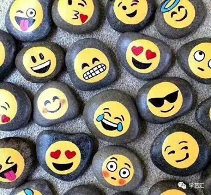 精美手绘石头卡通篇