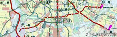 ​成都轨道交通 30 号线一期工程线路走向及站点设置