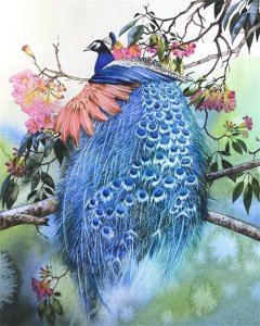 ​美到离谱！“丑”大叔靠一手水彩赢得美女芳心，网友：颜值太低！