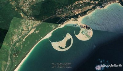 ​卫星看中国——人工岛