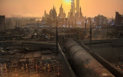 ​充满未来感的一组科幻场景插画作品欣赏！佩服作者们丰富的想象力