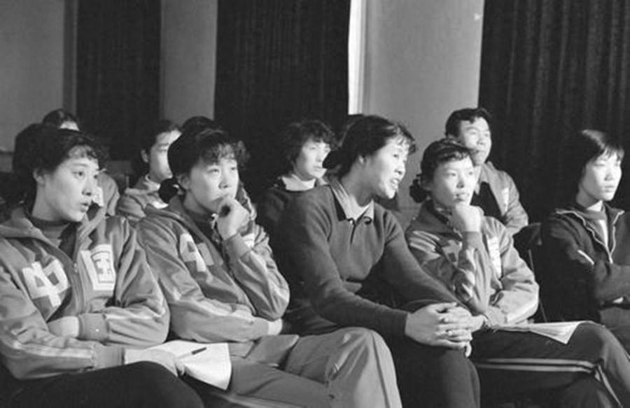 老照片：老女排名将陈招娣