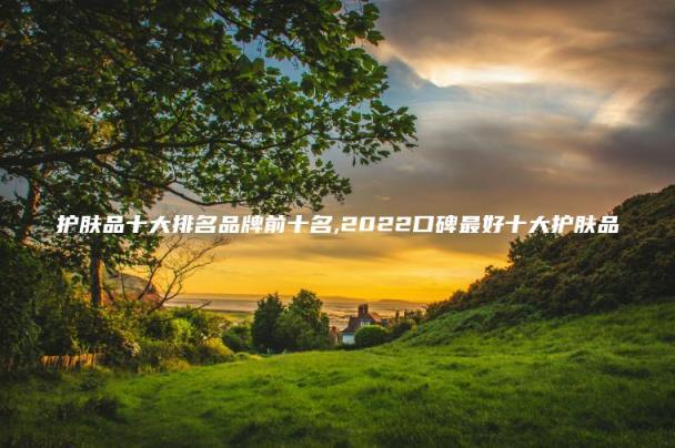护肤品十大排名品牌前十名(2022口碑最好十大护肤品)