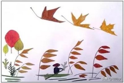 ​幼儿园秋天的创意作品——树叶篇
