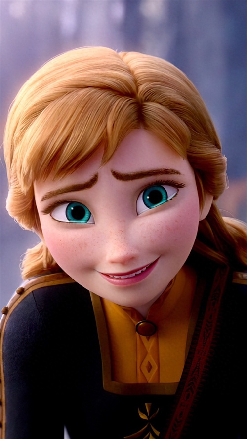 美美美！姐妹情深！冰雪奇缘2 艾莎女王 安娜公主高清特写壁纸