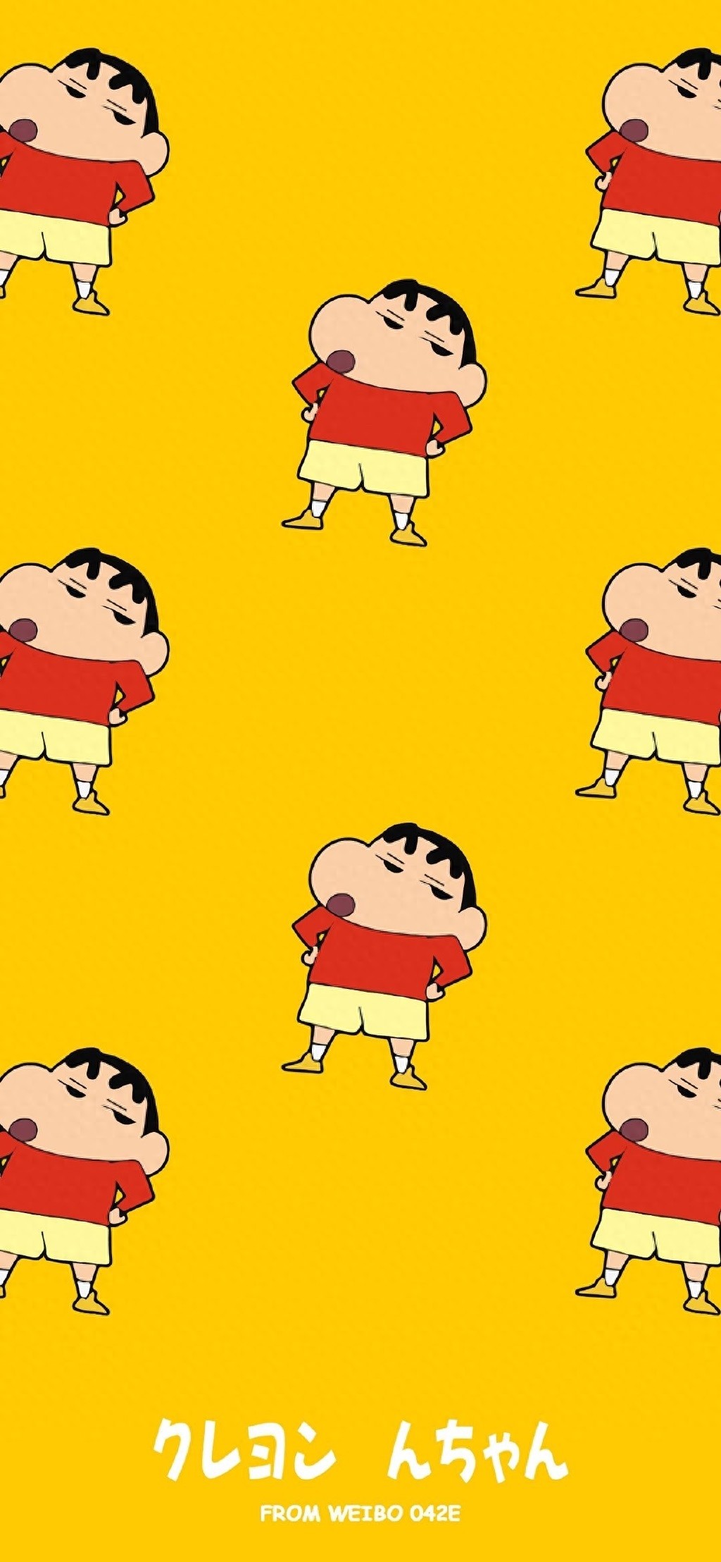 每日无水印壁纸第289:可爱蜡笔小新卡通动漫高清手机壁纸