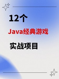 ​12个Java游戏项目，练完你就是最棒的自己！源码＋文档拿走不谢！