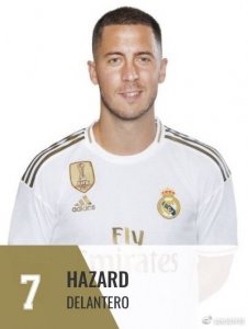 ​官方：阿扎尔将身披皇马7号战袍