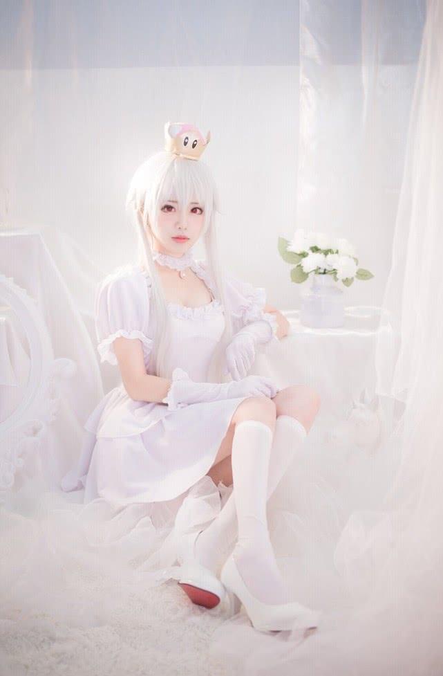 超级马里奥幽灵姬cos:看到这样的幽灵姬,马里奥还用救公主?