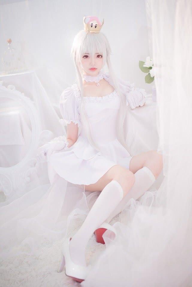 超级马里奥幽灵姬cos:看到这样的幽灵姬,马里奥还用救公主?