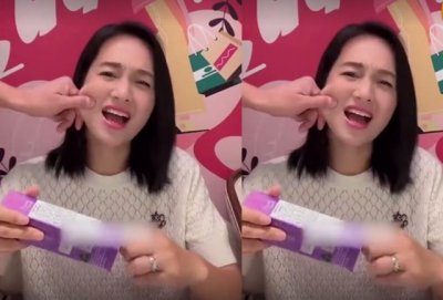 ​朱丹直播卖货被老公掐脸，顿时气得翻白眼，这是吵架还是秀恩爱？