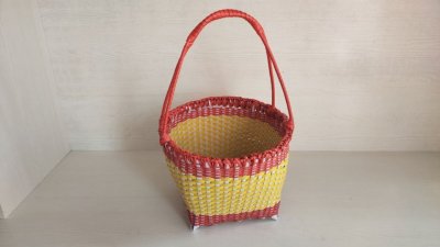 ​消失20多年的民间特色打包带编篮子的编筐技能再次呈现啦：附教程