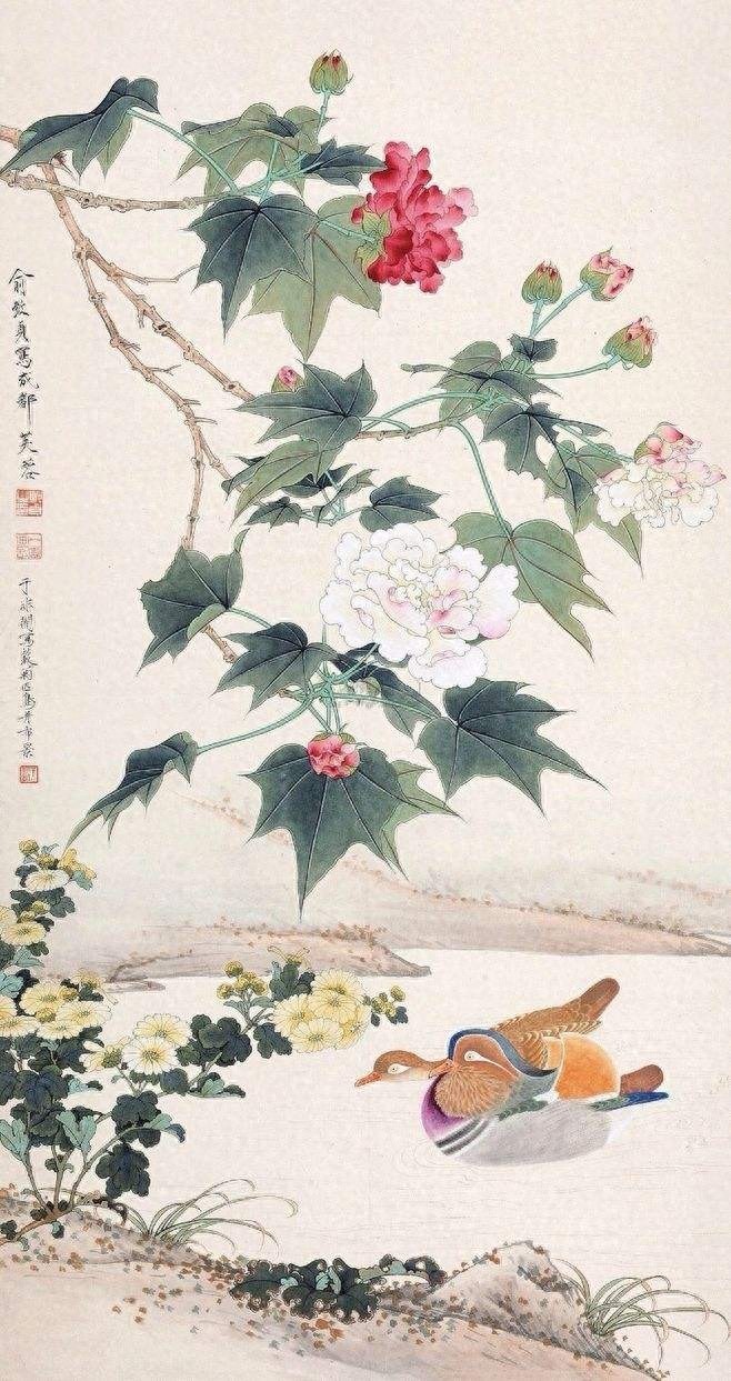 工笔画花鸟大师——俞致贞
