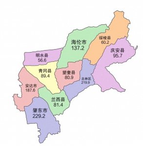 ​分享全国县级城市:黑龙江(38)——青冈县