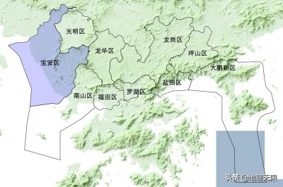 ​深圳市宝安区10街道地图