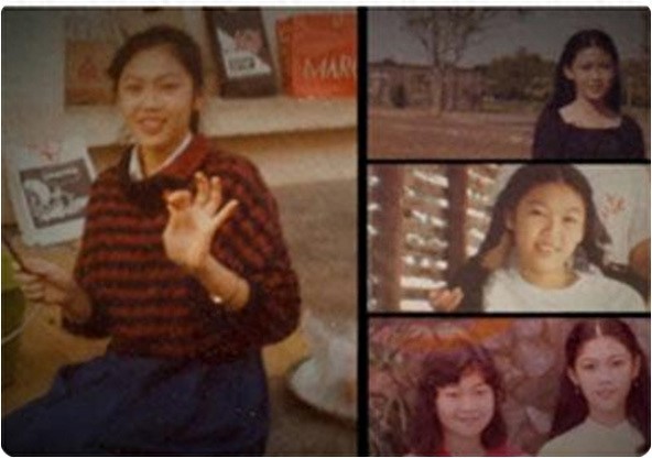 曝光泰国前总理英拉学生时期的美照：男同学排队送花，享校花待遇