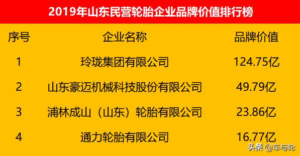 山东橡胶轮胎企业50强预选名单（山东轮胎企业实力排行榜）(3)