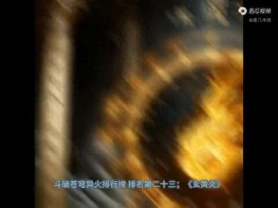 ​斗破苍穹异火排行榜（上）