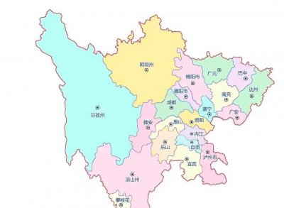 ​四川省五大城市：成都、绵阳、南充、德阳和宜宾